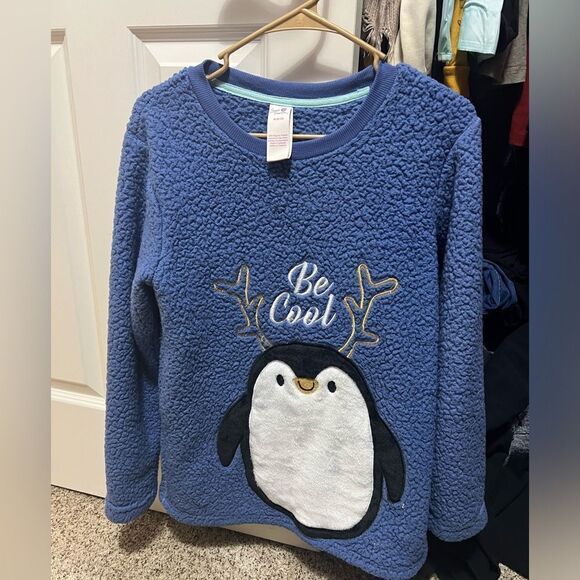 Secret Treasures Supersoft Penguin Pullover Sweatshirt - Picture 1 of 4